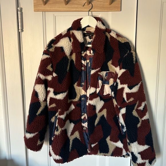 Rag & Bone Camo Sherpa Jacket - Picture 2 of 8